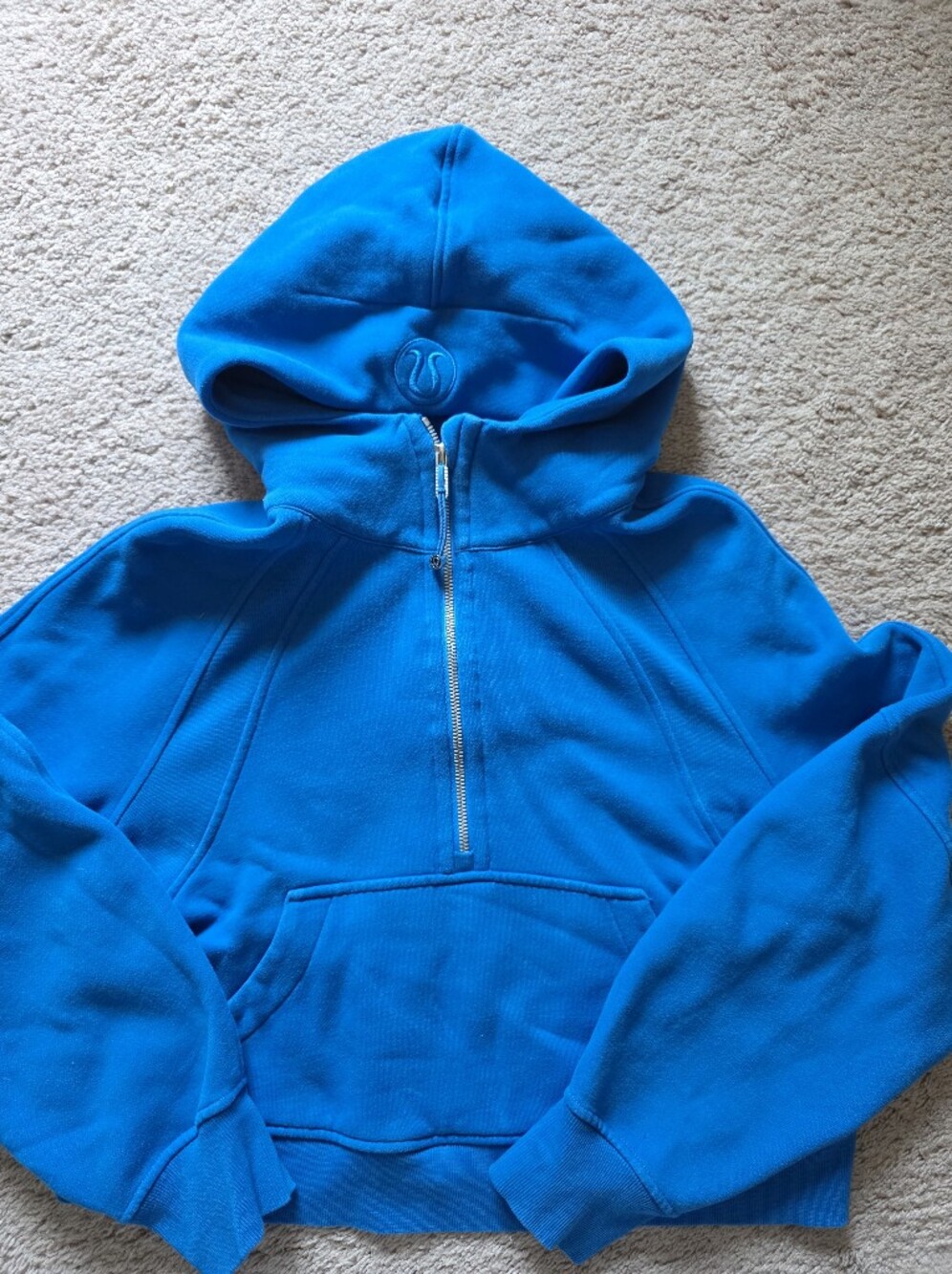 Lululemon Scuba Oversized Zip Hoodie Poolside - XS/S